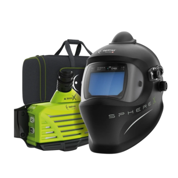 Pack: sphereX clt - fresh air welding helmet and e3000X (ATEX)