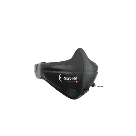 SWISS AIR black half mask