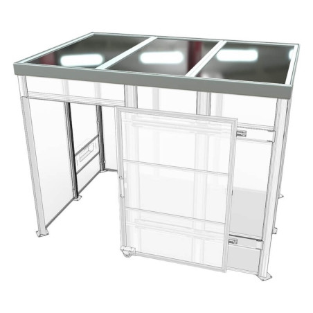 Roof module for 3x2m laser enclosure