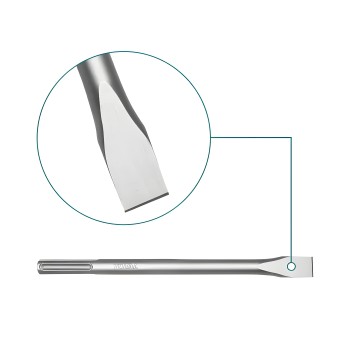 SDS MAX chisel TAC15221821 | 400 x 25 mm | Chrome-molybdenum (Cr-Mo)