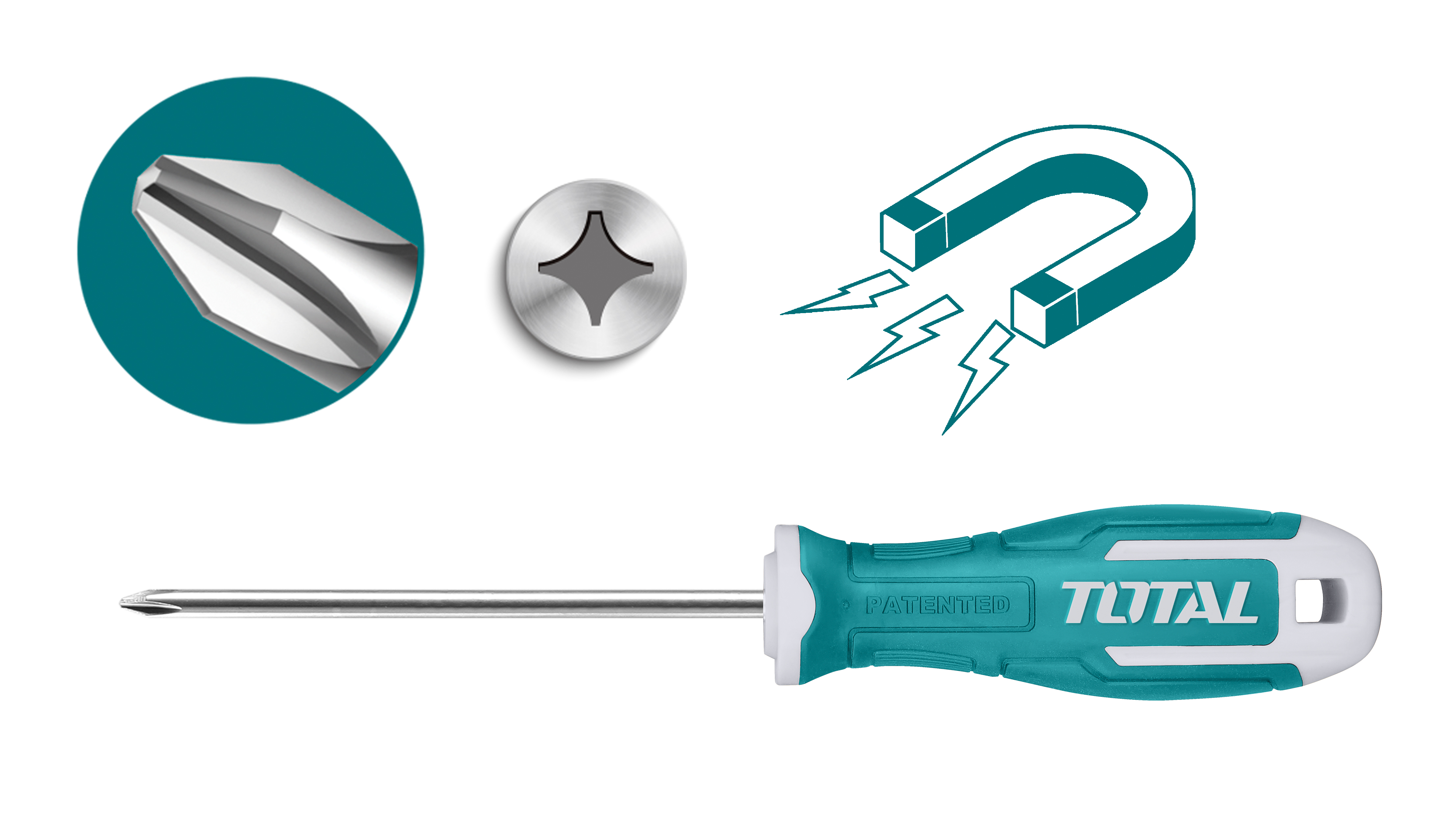 Phillips screwdriver  THT26PH | PH2 x 125 mm | Steel