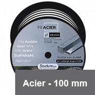 Bobine diamètre 100 mm pour soudure ACIER